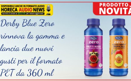 Derby Blue Zero rinnova la gamma e lancia due nuovi gusti per il formato PET da 360 ml