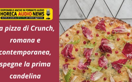 La pizza di Crunch, romana e contemporanea, spegne la prima candelina