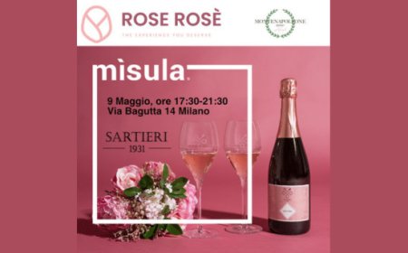 Si brinda con Sartieri 1931 a Rose Rosè in via in Monte Napoleone