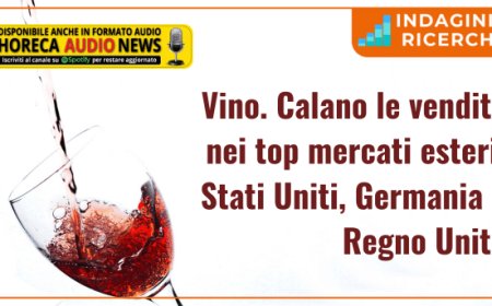 Vino. Calano le vendite nei top mercati esteri: Stati Uniti, Germania e Regno Unito