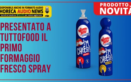 Presentato a Tuttofood il primo formaggio fresco spray