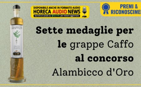 Sette medaglie per le grappe Caffo al concorso Alambicco d'Oro