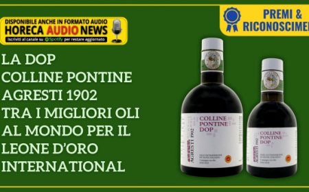 La Dop Colline Pontine Agresti 1902 tra i migliori oli al mondo per il Leone D’Oro International