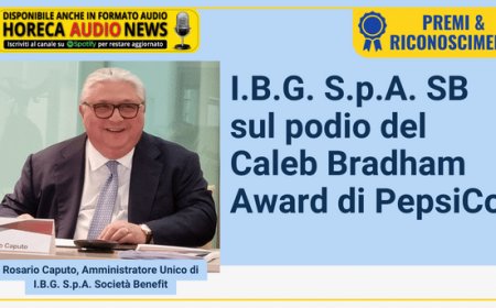 I.B.G. S.p.A. SB sul podio del Caleb Bradham Award di PepsiCo