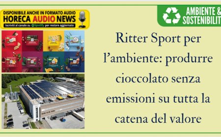Ritter Sport per l'ambiente: produrre cioccolato senza emissioni su tutta la catena del valore
