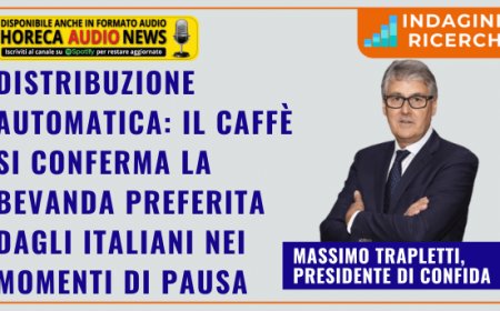 Distribuzione automatica: il caffè si conferma la bevanda preferita dagli italiani nei momenti di pausa