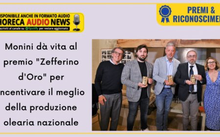Monini dà vita al premio "Zefferino d'Oro" per incentivare il meglio della produzione olearia nazionale