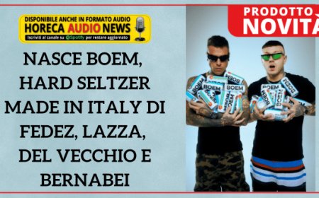 Nasce BOEM, Hard Seltzer Made in Italy di Fedez, Lazza, del Vecchio e Bernabei