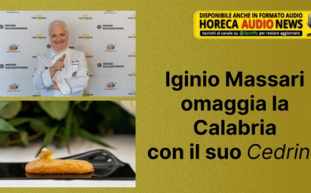 Iginio Massari omaggia la Calabria con il suo Cedrino