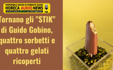 Tornano gli "STIK" di Guido Gobino, quattro sorbetti e quattro gelati ricoperti