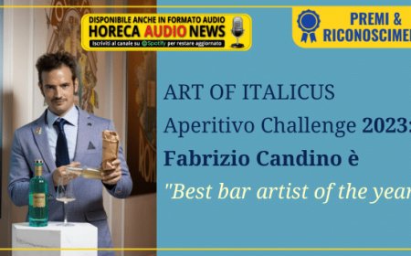 ART OF ITALICUS Aperitivo Challenge 2023: Fabrizio Candino è "Best bar artist of the year"