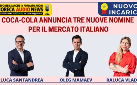 Coca-Cola annuncia tre nuove nomine per il mercato italiano