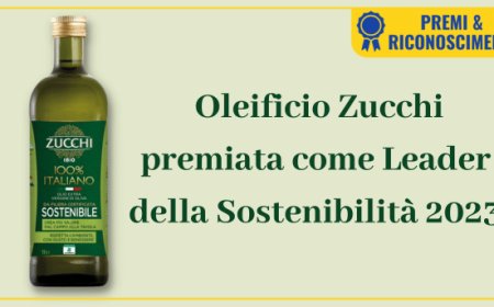  Oleificio Zucchi premiata come Leader della Sostenibilità 2023