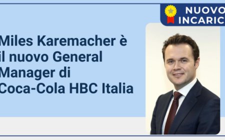 Miles Karemacher è il nuovo General Manager di Coca-Cola HBC Italia