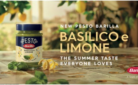 Barilla torna i TV con lo spot del nuovo Pesto Basilico e Limone