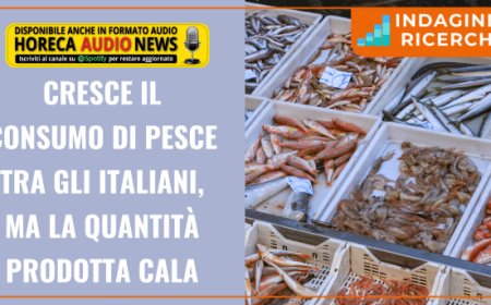 Cresce il consumo di pesce tra gli italiani, ma la quantità prodotta cala