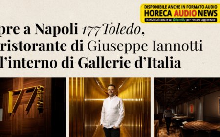 Apre a Napoli 177Toledo, il ristorante di Giuseppe Iannotti all’interno di Gallerie d’Italia