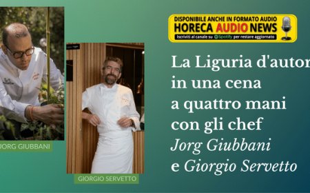 La Liguria d'autore in una cena a quattro mani con gli chef Jorg Giubbani e Giorgio Servetto