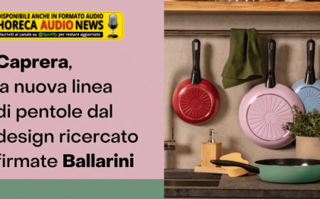 Caprera, la nuova linea di pentole dal design ricercato firmate Ballarini