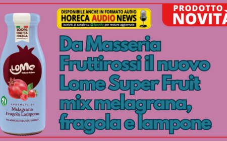 Da Masseria Fruttirossi il nuovo Lome Super Fruit mix melagrana, fragola e lampone