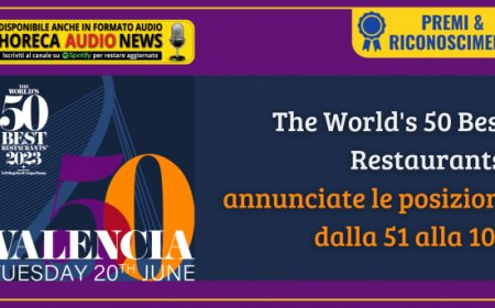 The World's 50 Best Restaurants: annunciate le posizioni dalla 51 alla 100