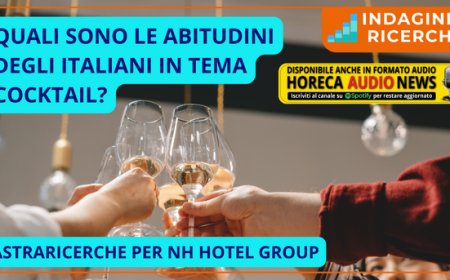 Quali sono le abitudini degli italiani in tema cocktail? AstraRicerche per NH Hotel Group
