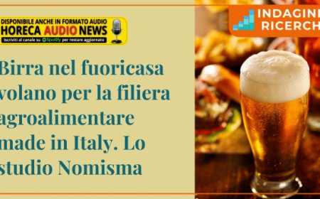 Birra nel fuoricasa volano per la filiera agroalimentare made in Italy. Lo studio Nomisma