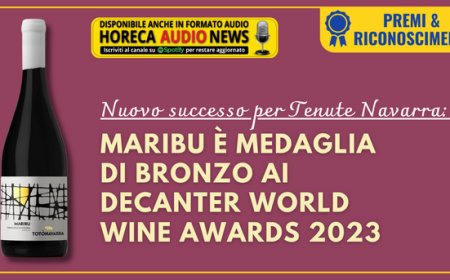 Nuovo successo per Tenute Navarra: MARIBU è medaglia di bronzo ai Decanter World Wine Awards 2023