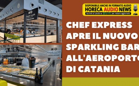 Chef Express apre il nuovo Sparkling Bar all'aeroporto di Catania