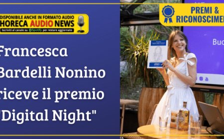 Francesca Bardelli Nonino riceve il premio "Digital Night"