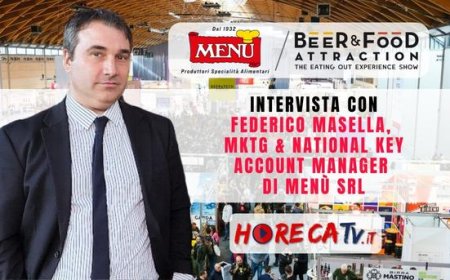 HorecaTv a Beer&Food Attraction 2023. Intervista con Federico Masella di Menù Srl