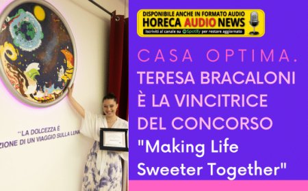 Casa Optima. Teresa Bracaloni è la vincitrice del concorso "Making Life Sweeter Together"