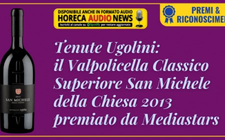Tenute Ugolini: il Valpolicella Classico Superiore San Michele della Chiesa 2013 premiato da Mediastars
