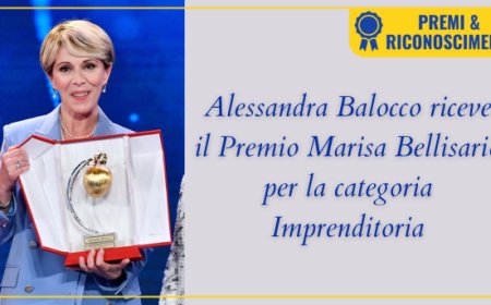 Alessandra Balocco riceve il Premio Marisa Bellisario per la categoria Imprenditoria
