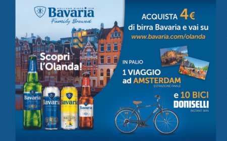 Bavaria lancia un nuovo concorso per vincere un viaggio ad Amsterdam