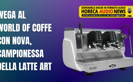 Wega al World of Coffe con Nova, campionessa della Latte Art