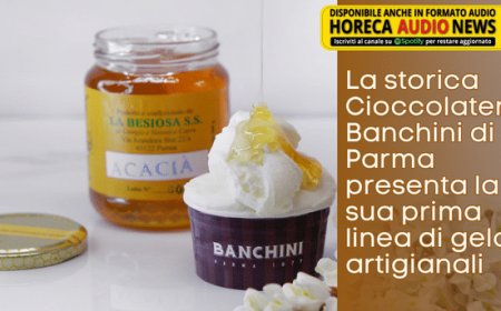 La storica Cioccolateria Banchini di Parma presenta la sua prima linea di gelati artigianali
