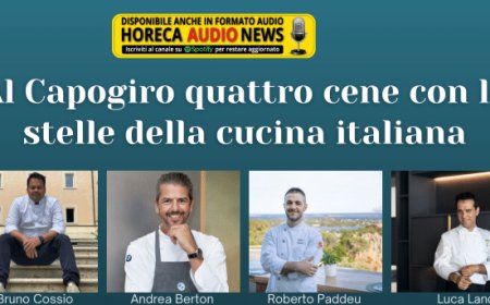 Al Capogiro quattro cene con le stelle della cucina italiana
