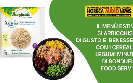 Il menù estivo si arricchisce di gusto e benessere con i Cereali e Legumi Minute® di Bonduelle Food Service