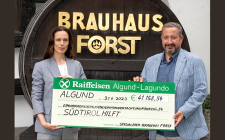 Birra FORST consegna ben 41.158,84, raccolti grazie alle attività di beneficenza