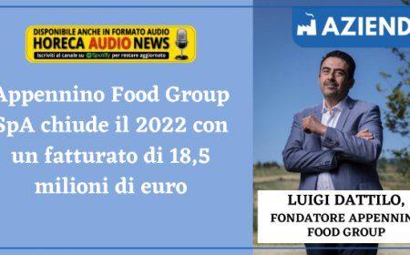 Appennino Food Group SpA chiude il 2022 con un fatturato di 18,5 milioni di euro