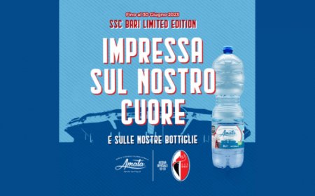 Acqua Amata presenta la nuova limited edition in collaborazione con SSC Bari