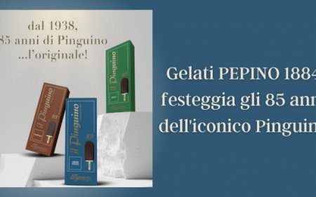Gelati PEPINO 1884 festeggia gli 85 anni dell'iconico Pinguino