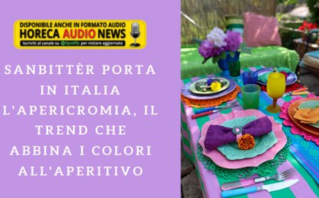Sanbittèr porta in Italia l'Apericromia, il trend che abbina i colori all'aperitivo