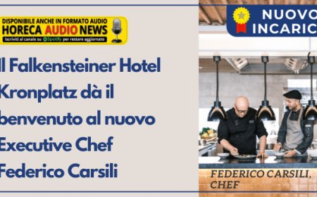 Il Falkensteiner Hotel Kronplatz dà il benvenuto al nuovo Executive Chef Federico Carsili