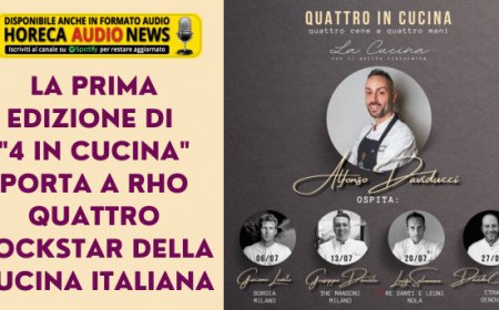 La prima edizione di "4 in cucina" porta a Rho quattro rockstar della cucina italiana