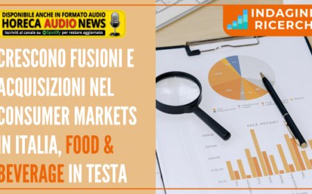 Crescono fusioni e acquisizioni nel Consumer Markets in Italia, Food & Beverage in testa