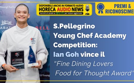 S.Pellegrino Young Chef Academy Competition: Ian Goh vince il "Fine Dining Lovers Food for Thought Award"