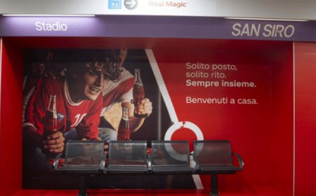 Coca-Cola è il nuovo sponsor della fermata “San Siro Stadio” della M5