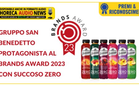 Gruppo San Benedetto protagonista al Brands Award 2023 con Succoso Zero
